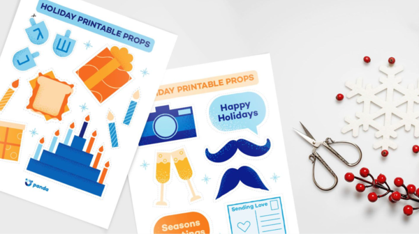 Holiday Printable Props Holiday Printable Props