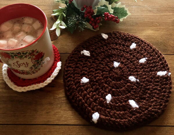 Hot Chocolate With Marshmallows Hot Pad Hot Chocolate With Marshmallows Hot Pad
