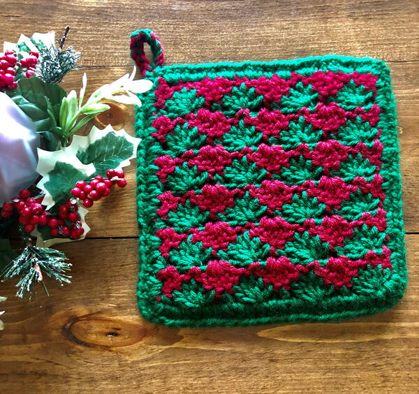 Mistletoe Hot Pad Mistletoe Hot Pad