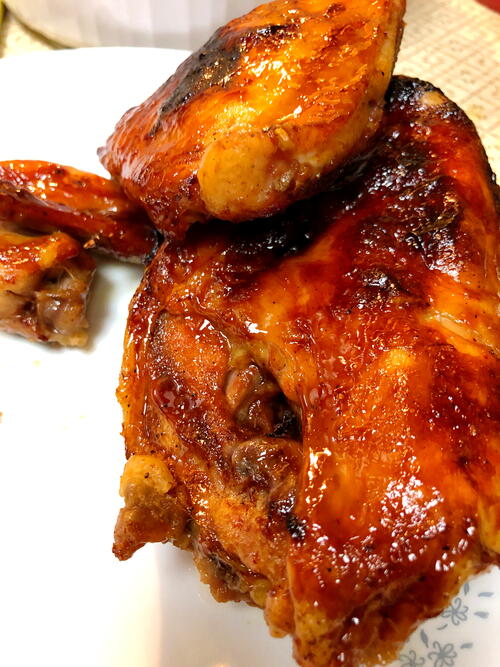 Four Ingredient Baked Bbq Chicken Four Ingredient Baked Bbq Chicken