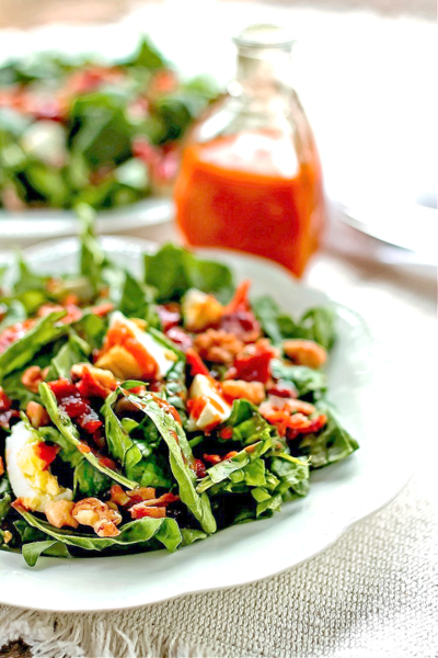 Spinach Salad With Dressing