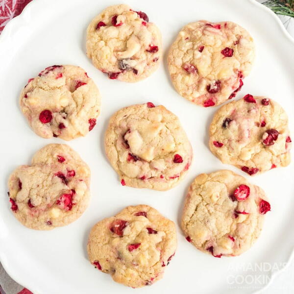 White Chocolate Cranberry Cookies White Chocolate Cranberry Cookies