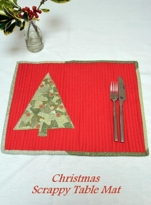 Scrappy Christmas Table Mats Scrappy Christmas Table Mats