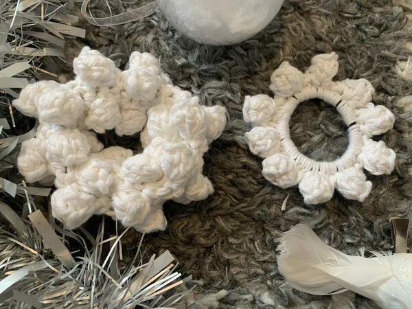 Snowball Scrunchies Snowball Scrunchies