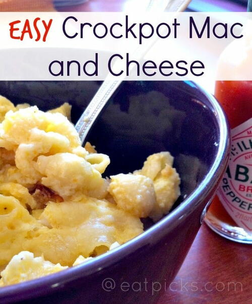 Easy Slow Cooker Mac And Cheese Recipe Easy Slow Cooker Mac And Cheese Recipe