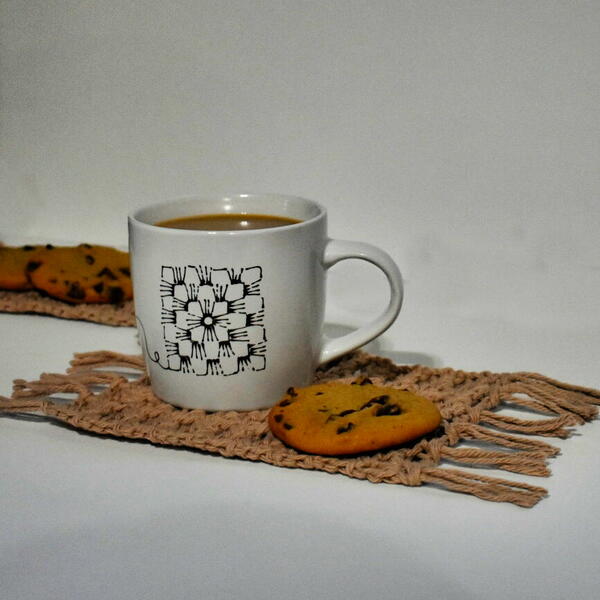 Salted Caramel Mug Rug Salted Caramel Mug Rug