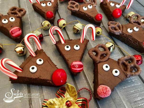 Rudolph Reindeer Brownies Rudolph Reindeer Brownies