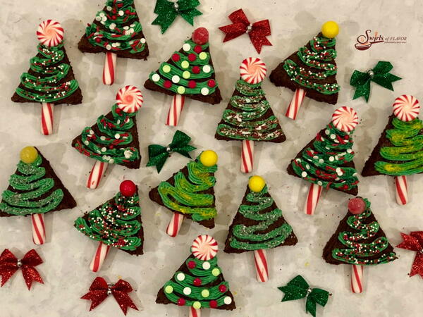 Christmas Tree Brownies Christmas Tree Brownies