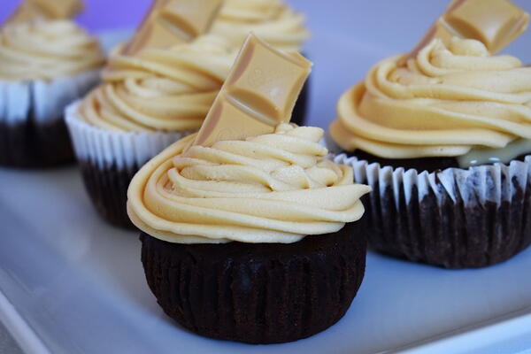 Caramilk Chocolate Cupcakes Caramilk Chocolate Cupcakes