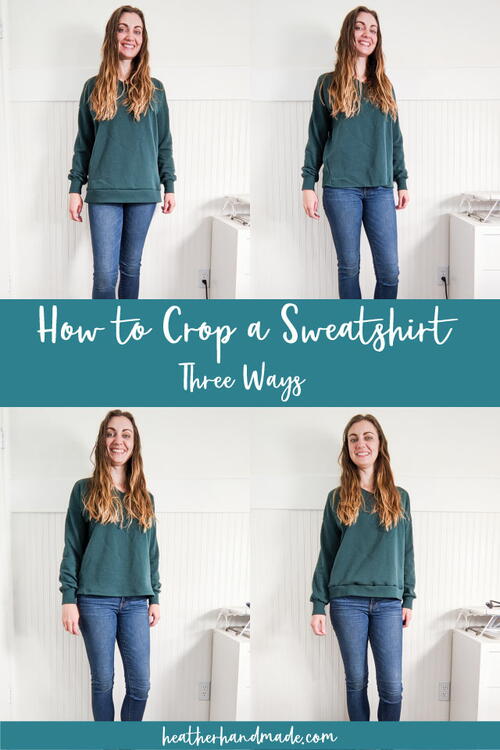 How To Crop A Sweatshirt How To Crop A Sweatshirt