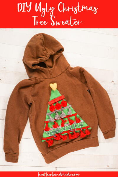 Diy Ugly Christmas Tree Sweater Diy Ugly Christmas Tree Sweater