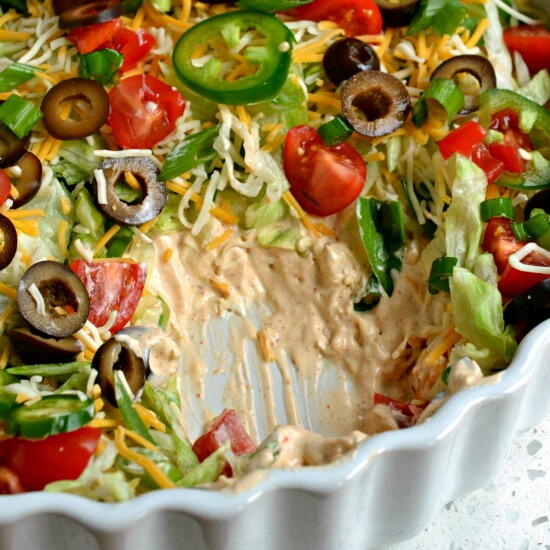 Easy Taco Dip Easy Taco Dip