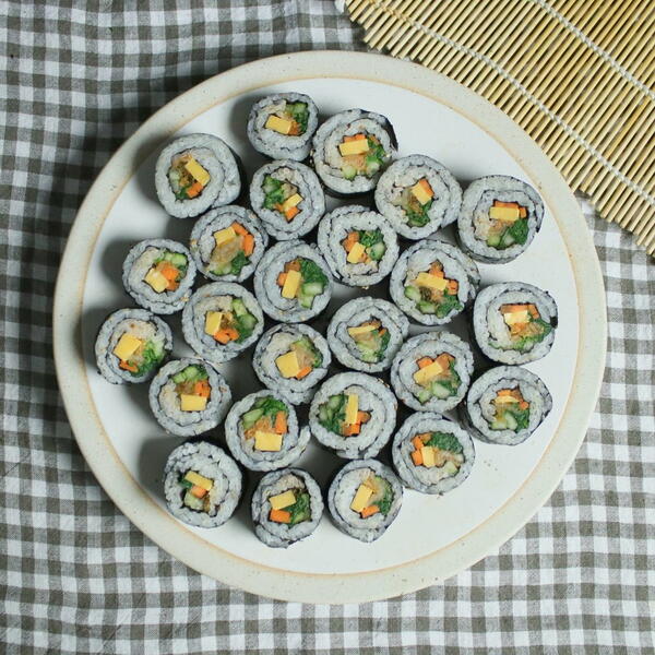 Gimbap Korean Seaweed Rice Rolls Gimbap Korean Seaweed Rice Rolls