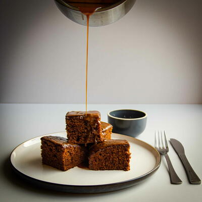 Salted Caramel Sticky Toffee Pudding