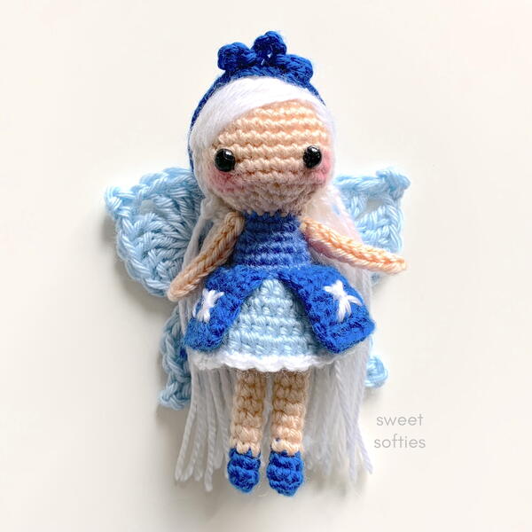 Snowflake Queen Amigurumi Crochet Winter Princess Doll Snowflake Queen Amigurumi Crochet Winter Princess Doll