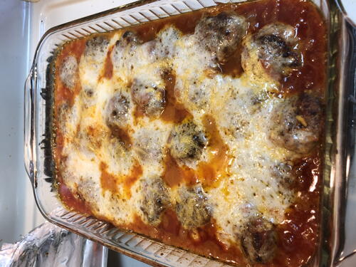 Cheesy Meatball Casserole Cheesy Meatball Casserole