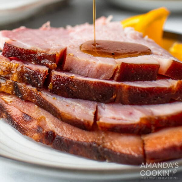 Orange Bourbon Glazed Ham Orange Bourbon Glazed Ham
