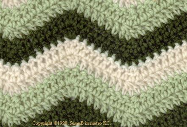 Easy Ripple Afghan Easy Ripple Afghan