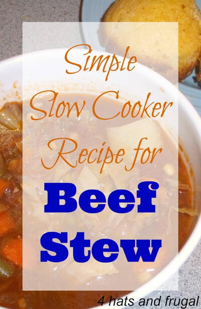 Easy Slow Cooker Beef Stew Easy Slow Cooker Beef Stew