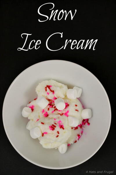Easy Snow Ice Cream Easy Snow Ice Cream