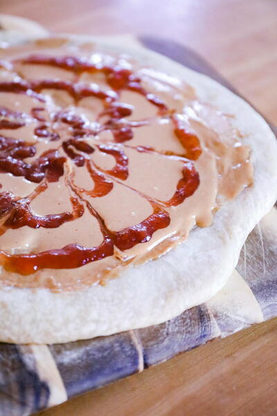 Peanut Butter And Jelly Pizza Peanut Butter And Jelly Pizza