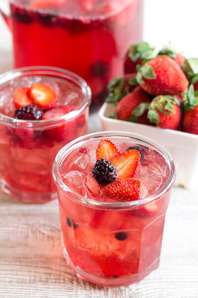 Red Berry Pomegranate Punch