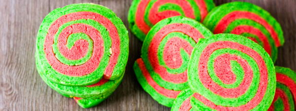 Christmas Pinwheel Sugar Cookies Christmas Pinwheel Sugar Cookies