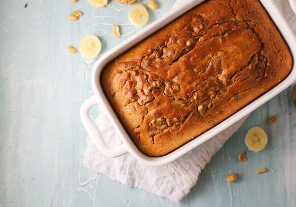 Healthy Peanut Butter Banana Bread Healthy Peanut Butter Banana Bread