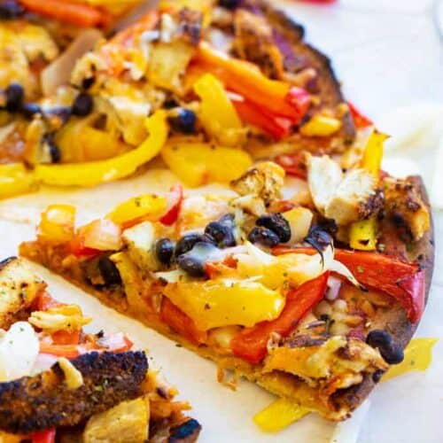 Gluten Free Chicken Fajita Pizza Gluten Free Chicken Fajita Pizza