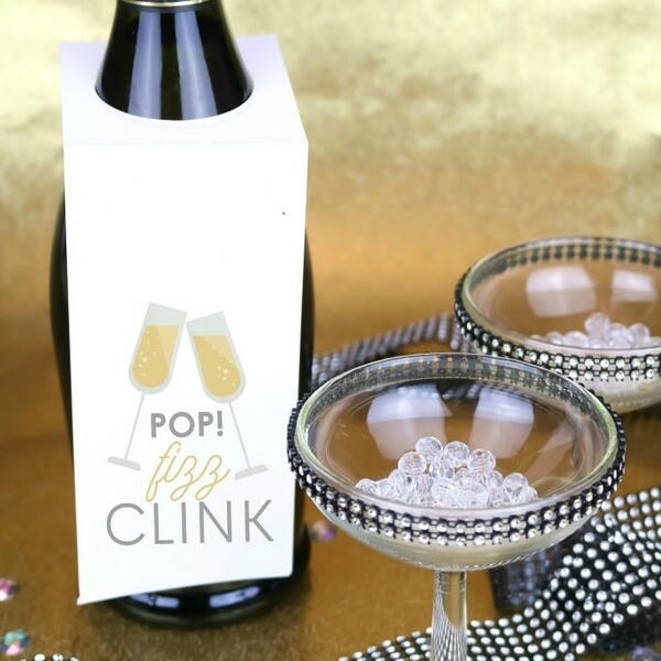 New Years Bottle Tags New Year's Bottle Tags