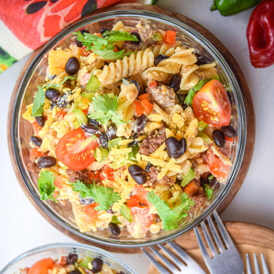 Taco Pasta Salad Taco Pasta Salad