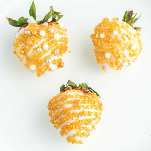 New Years Chocolate Covered Strawberries New Years Chocolate Covered Strawberries