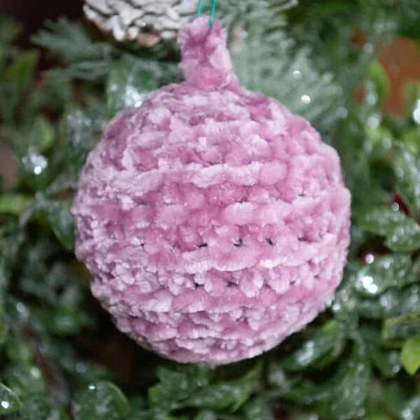 Velvet Christmas Bauble Velvet Christmas Bauble
