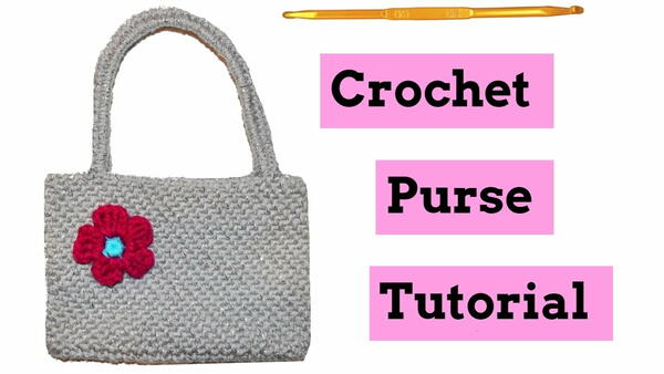 Crochet Textured Bag Purse Crochet Textured Bag Purse