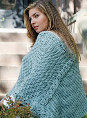 Plus Size Crochet Poncho Pattern