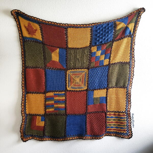 Ansh Tunisian Sampler Blanket Ansh Tunisian Sampler Blanket