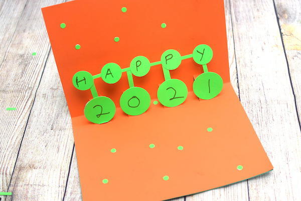 New Year Pop Up Card New Year Pop Up Card