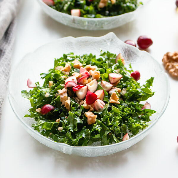 Kale Salad With Cranberries Kale Salad With Cranberries