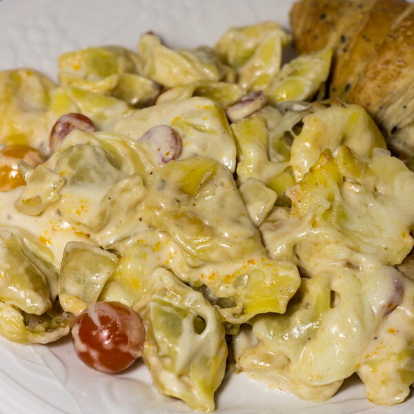 Baked Tortellini Alfredo Baked Tortellini Alfredo