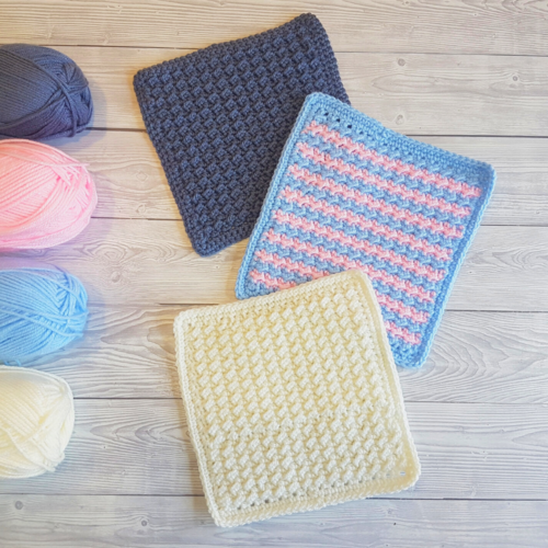 Crunch Stitch Washcloths Crunch Stitch Washcloths