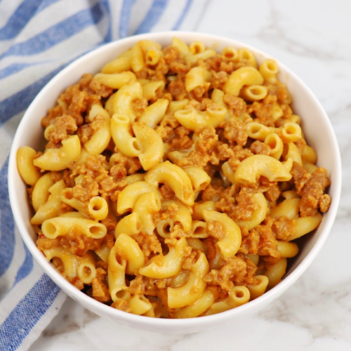 Vegan Hamburger Helper Inspired Cheesy Pasta Vegan Hamburger Helper Inspired Cheesy Pasta