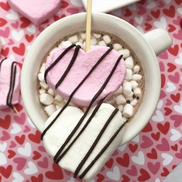 Valentine Hot Cocoa Marshmallow Hearts Valentine Hot Cocoa Marshmallow Hearts