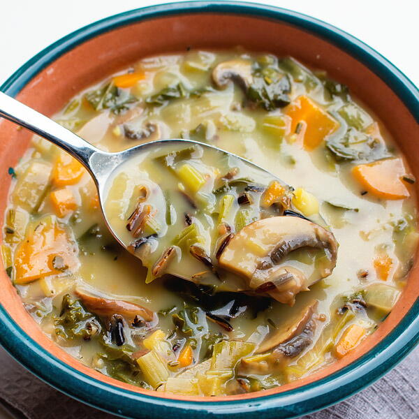 Vegetable Wild Rice Soup Vegetable Wild Rice Soup