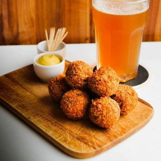 Deep Fried Braised Beef Balls - Bitterballen Deep Fried Braised Beef Balls - Bitterballen