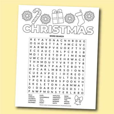 Christmas Word Search