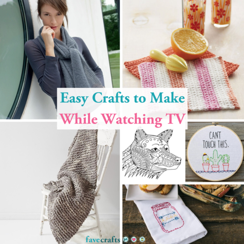 Easy Crafts to Make While Watching TV