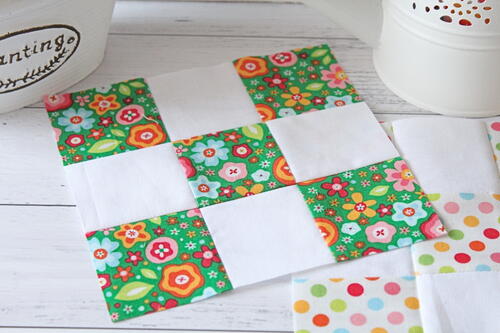 Classic Nine Patch Quilt Block Pattern Classic Nine Patch Quilt Block Pattern