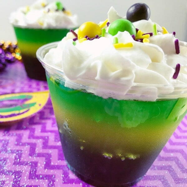 Mardi Gras Layered Jello Mardi Gras Layered Jello