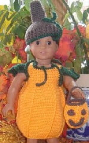 Adorable Doll Pumpkin Costume
