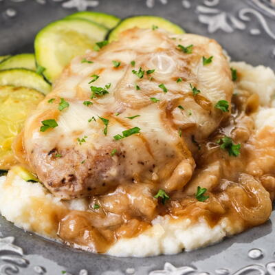 French Onion Pork Chops French Onion Pork Chops